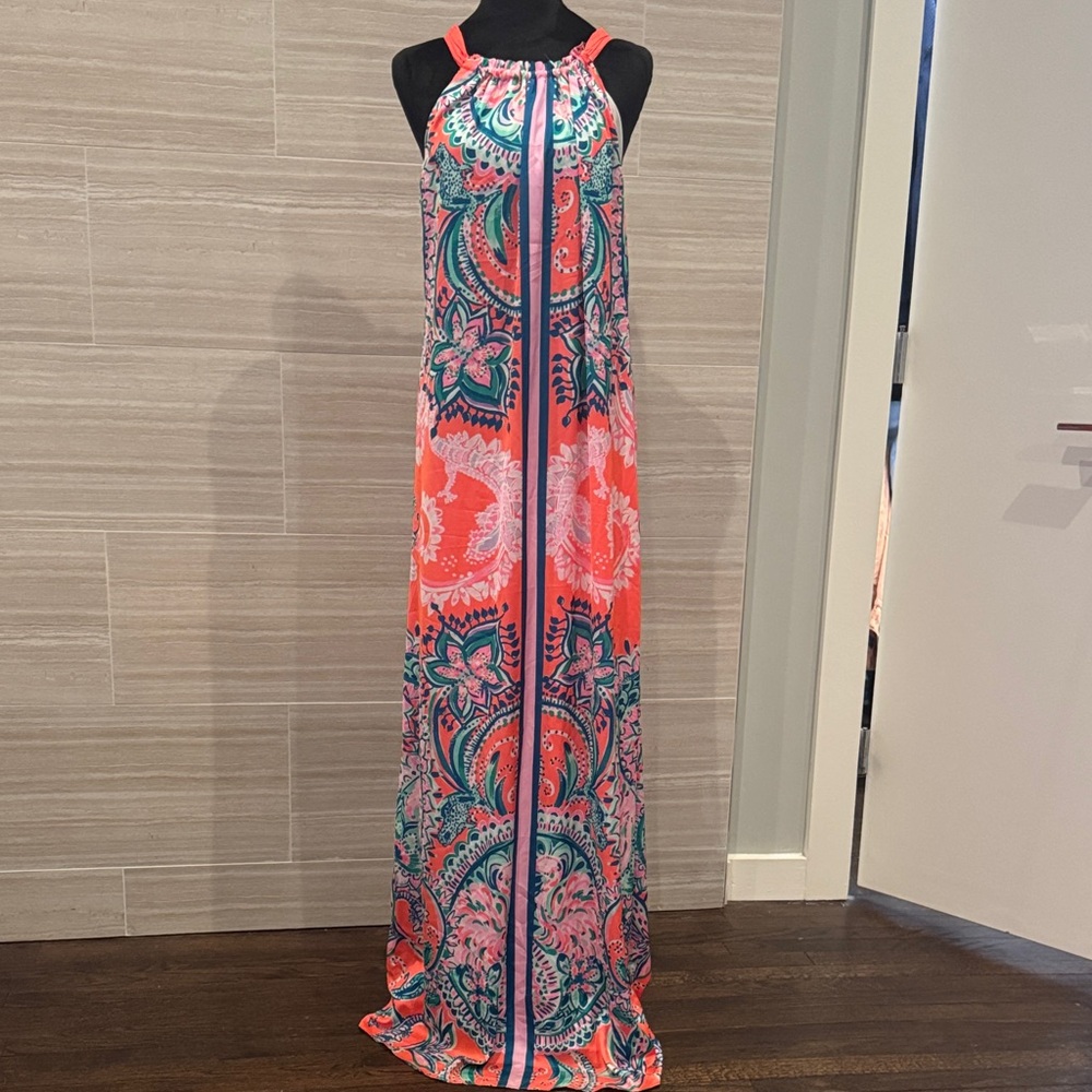 Lilly Pulitzer Vibrant Multicolor Maxi Dress